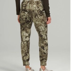 Lululemon Rulu jogger, Diamond dye green, 7/8 length